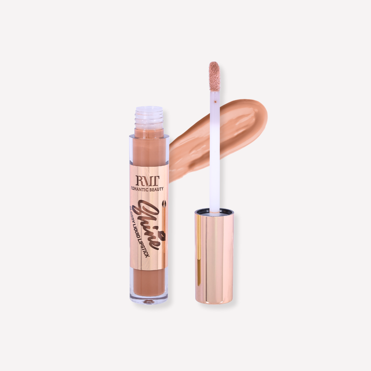 Shine Glossy Liquid Lipstick (Nude Tone)